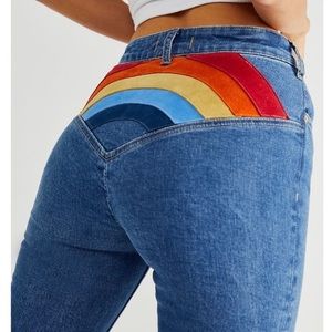 Somewhere Over Rainbow Jeans - Free People